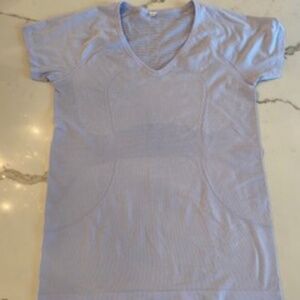 Lululemon top baby blue 12